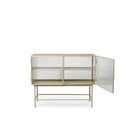 Ferm Living Buffet Haze cashmere. verre ondulé