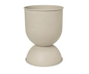 Ferm Living Cache-pot Hourglass grand Ø50 cm Cashmere