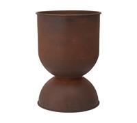 Ferm Living Cache-pot Hourglass moyen Ø40 cm Rouille
