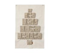 Ferm Living Calendrier de l’avent Pine Mini. 50x69 cm