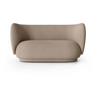 Ferm Living Canapé bouclé Rico 2 places Bouclé Sand
