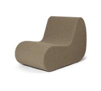 ferm LIVING Canapé modulable Rouli center module – pure bouclé Sand