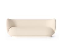 Ferm Living Canapé Rico bouclé 3 places Wool bouclé offwhite