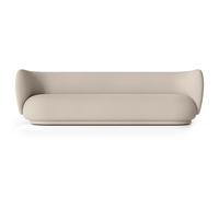 Ferm Living Canapé Rico bouclé 4 places Wool bouclé natural