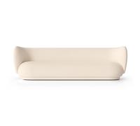 Ferm Living Canapé Rico bouclé 4 places Wool bouclé offwhite