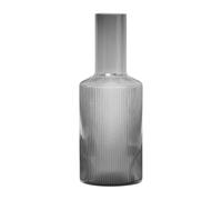 Ferm Living Carafe Ripple smoked grey
