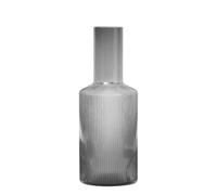 Ferm Living Carafe Ripple smoked grey
