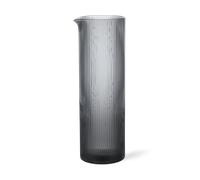 Ferm Living Caraffe à eau Ripple 1.12 L Smoked grey