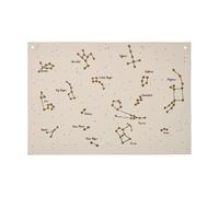 Ferm Living Carte textile Constellation Non teint. 70x100 cm