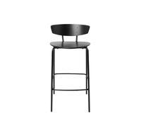 Ferm Living Chaise de bar Herman basse noir