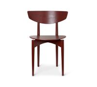 Ferm Living Chaise Herman red brown. pieds en frêne rouge-marron