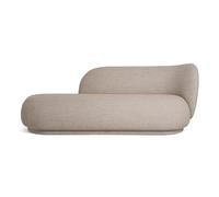 Ferm Living Chaise longue Divan Rico bou roite Bouclé sand