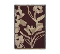 Ferm Living Cilla plaid Pecan foncé. 120x170 cm