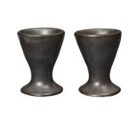 Ferm Living Coquetier Flow Lot de 2 Black
