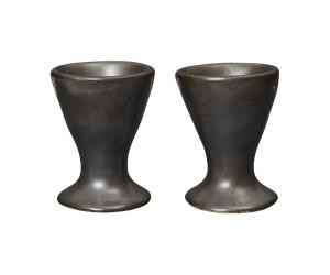 Ferm Living Coquetier Flow Lot de 2 Black