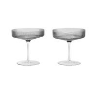 Ferm Living - Coupe à champagne Transparent