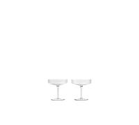 Ferm Living Coupes à champagne Ripple - clear