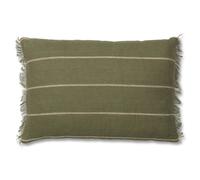ferm LIVING Coussin CALM 60 x 40 cm, olive, coton / lin, ferme LIVING