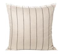 Ferm Living Coussin Calm camel-black 78x78 cm