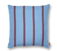 Ferm Living Coussin Grand 50x50 cm Faded blue-burgundy