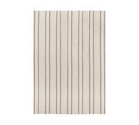 Ferm Living Couvre-lit Twill Off-white-noir. 180x260 cm