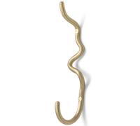ferm LIVING Crochet à serviette COURBURE 20 cm, laiton, ferme LIVING