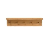 Ferm Living Étagère-patère à boutons Place Rack chêne Medium
