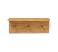 Ferm Living Étagère-patère à boutons Place Rack chêne Small