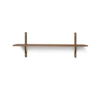 Ferm Living Étagère Sector L/S Smoked Oak. brass
