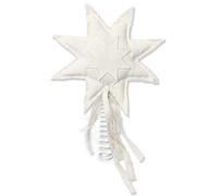 ferm LIVING Étoile de sapin de Noël VELA 22 x 38 cm, blanc, coton, ferme LIVING