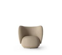 Ferm Living Fauteuil de salon Rico sand. brushed