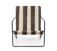 Ferm Living Fauteuil Desert Noir/Blanc Cassé/Chocolat