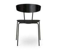 Ferm Living Herman Chaise de Table à Manger Noir/ Noir