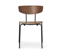 Ferm Living Herman Chaise de Table à Manger Noir/Noyer