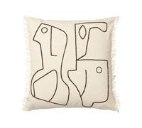 Ferm Living - Housse de coussin Blanc