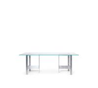 Ferm Living Lager Table à Manger 90x200 Verre/ Aluminium