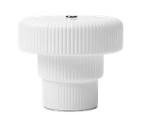 Ferm Living Lampe de table portable Ripple 10 cm White