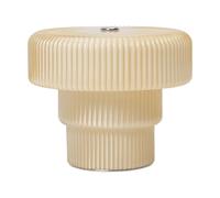 Ferm Living Lampe de table portable Ripple Avoine. 10cm