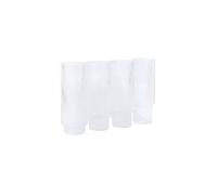 Ferm Living Lot de 4 Verres à long drink Ripple transparent
