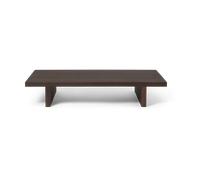 Ferm Living low table Table d'appoint Kona Dark Stained oak veneer