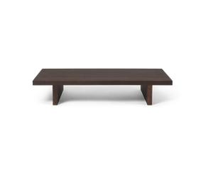 Ferm Living low table Table d'appoint Kona Dark Stained oak veneer