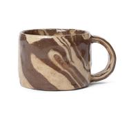 Ferm Living Mug Ryu avec couvercle 20 cl Sable-brun