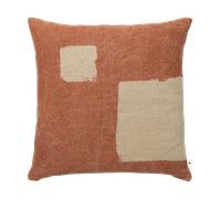Ferm Living Oleo housse de coussin 50x50 cm Terracotta-Natural