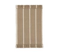 Ferm Living Paillasson Calm kelim Dark Sand. Off-white. 50x70 cm