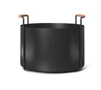 Ferm Living Panier à bûches Port Black