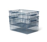 Ferm Living Panier Cala empilable 2 pièces Dark blue