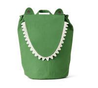 Ferm Living Panier de rangement Crocodile 30x50 cm Artichoke green