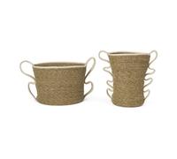 Ferm Living Panier de rangement Verso 2 pièces Off-white