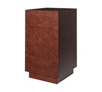Ferm Living Piédestal Burl Side Table Teint foncé