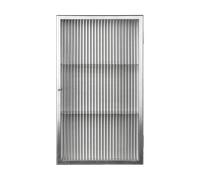 Ferm Living Placard mural Haze Reeded glass - stainless steel